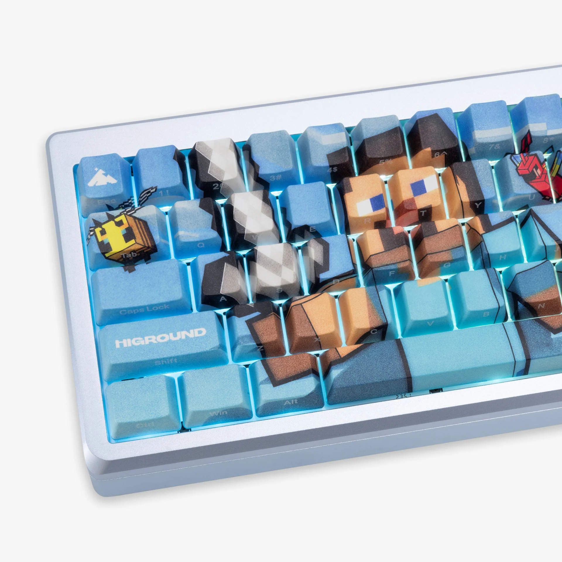 HG x Minecraft Summit 65 Keyboard - Steve & Animals - Image 3