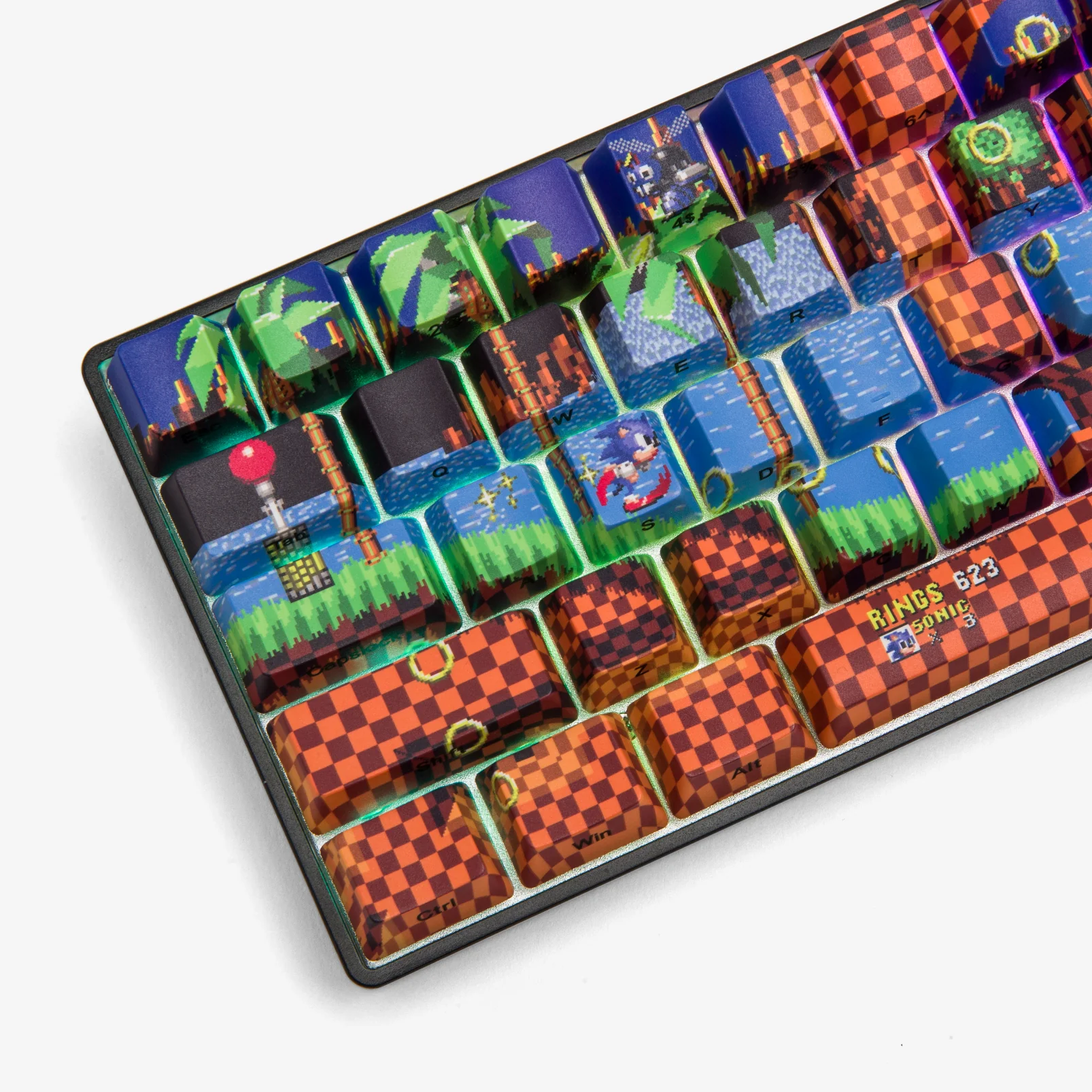 Sonic x Higround Green Hill Zone Keyboard - Image 3