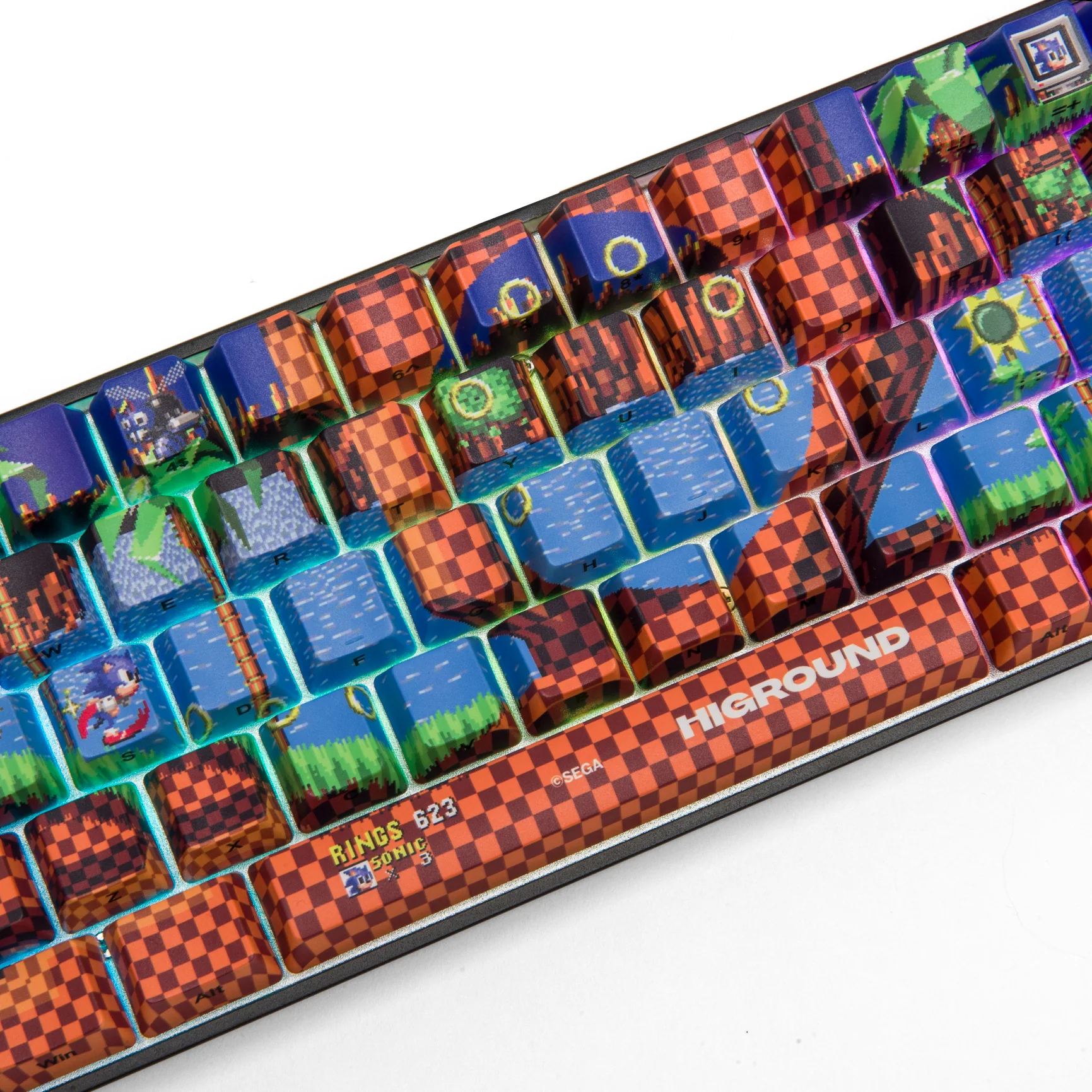 Sonic x Higround Green Hill Zone Keyboard - Image 4